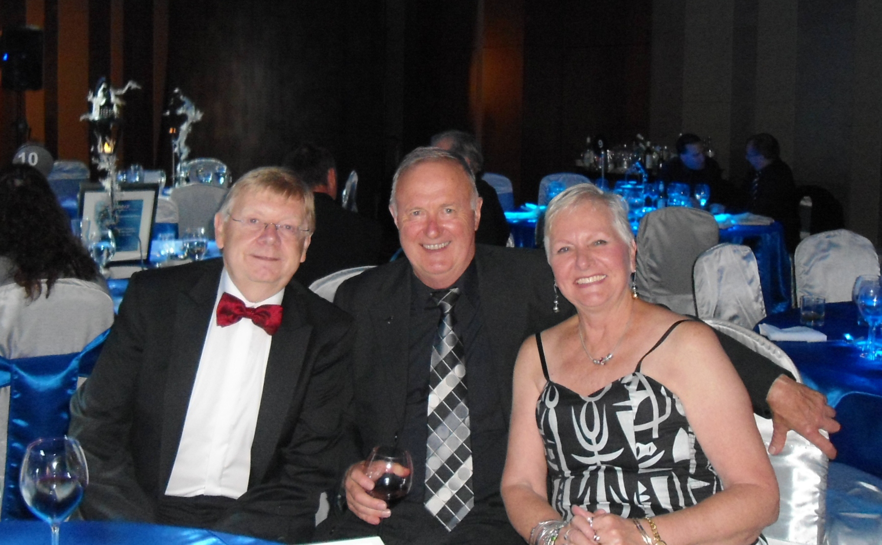 Don with Treasurer Tim & Wemie